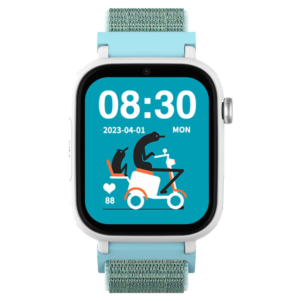 Reloj Smartwatch DCU KIDS PRO, negro + tela verde